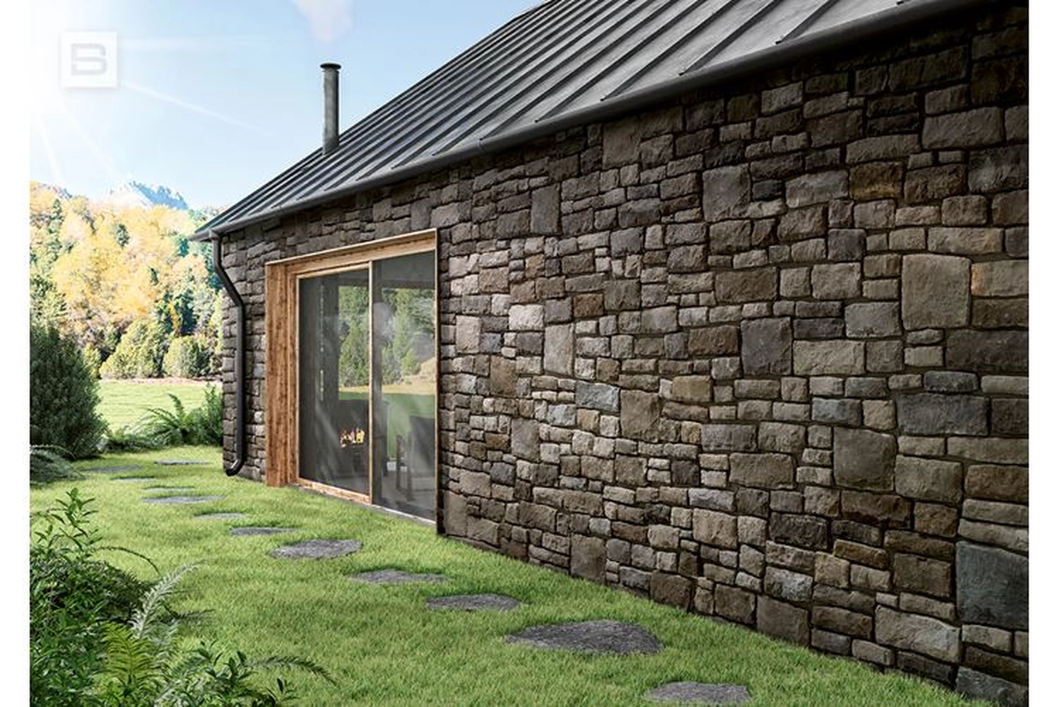 Bauunternehmung Gehlen - Sanierung, Fassade & Innenausbau - Exklusiver Bruchsteinlook für Ihre Fassade - haus