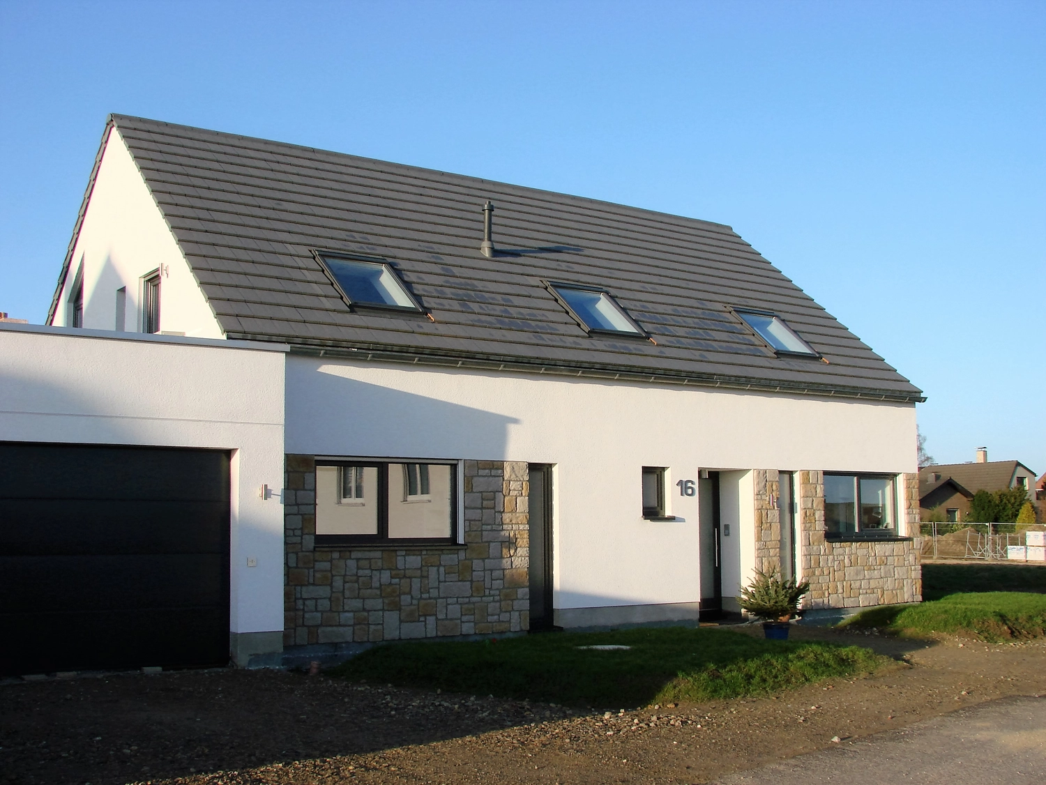 Natursteinoptik Wand